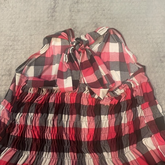 Pink plaid dress - Picture 3 of 3